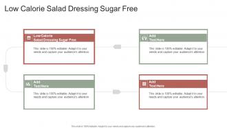 Low Calorie Salad Dressing Sugar Free In Powerpoint And Google Slides Cpb