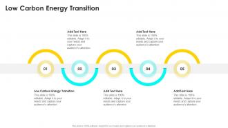 Low Carbon Energy Transition In Powerpoint And Google Slides Cpb