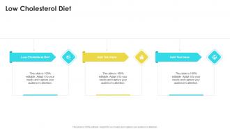Low Cholesterol Diet In Powerpoint And Google Slides Cpb