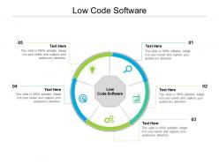 Low code software ppt powerpoint presentation file example cpb