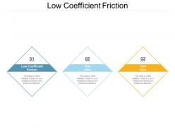 Low coefficient friction ppt powerpoint presentation slides deck cpb