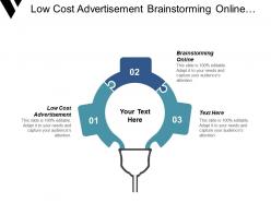 Low cost advertisement brainstorming online global inventory management pricing cpb