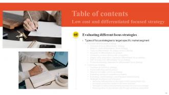 Low Cost And Differentiated Focused Strategy Powerpoint Presentation Slides Strategy CD V
