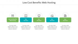 Low cost benefits web hosting ppt powerpoint presentation file sample cpb