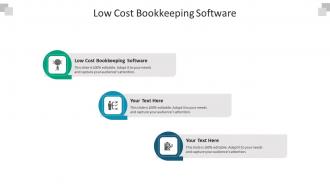 Low cost bookkeeping software ppt powerpoint presentation portfolio cpb