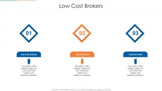 Low Cost Brokers In Powerpoint And Google Slides Cpb