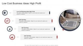 Low Cost Business Ideas High Profit In Powerpoint And Google Slides Cpb
