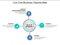 Low cost business opportunities ppt powerpoint presentation styles layouts cpb