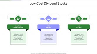 Low Cost Dividend Stocks In Powerpoint And Google Slides Cpb