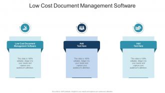 Low Cost Document Management Software In Powerpoint And Google Slides Cpb
