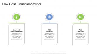 Low Cost Financial Advisor In Powerpoint And Google Slides Cpb