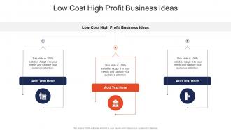 Low Cost High Profit Business Ideas In Powerpoint And Google Slides Cpb