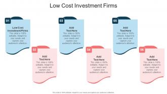 Low Cost Investment Firms In Powerpoint And Google Slides Cpb