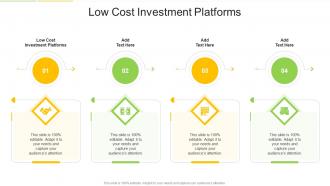 Low Cost Investment Platforms In Powerpoint And Google Slides Cpb