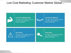Low cost marketing customer market global marketing promotions cpb