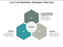 Low cost marketing strategies start ups ppt powerpoint presentation file smartart cpb