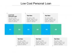 Low cost personal loan ppt powerpoint presentation show good cpb