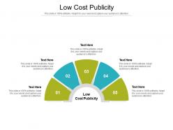 Low cost publicity ppt powerpoint presentation outline themes cpb