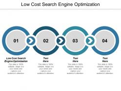 Low cost search engine optimization ppt powerpoint presentation pictures clipart cpb