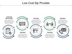 Low cost sip provider ppt powerpoint presentation pictures slides cpb