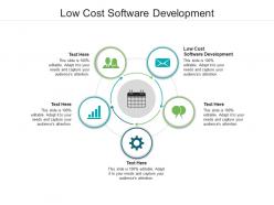 Low cost software development ppt powerpoint presentation professional backgrounds cpb