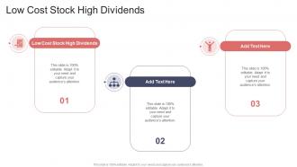 Low Cost Stock High Dividends In Powerpoint And Google Slides Cpb