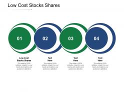 Low cost stocks shares ppt powerpoint presentation pictures vector cpb