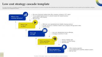 Low Cost Strategy Cascade Template