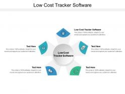 Low cost tracker software ppt powerpoint presentation layouts graphics download cpb