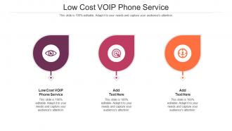 Low Cost VOIP Phone Service Ppt Powerpoint Presentation Ideas Shapes Cpb