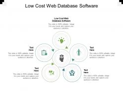 Low cost web database software ppt powerpoint presentation infographic cpb