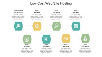 Low cost web site hosting ppt powerpoint presentation slides design ideas cpb