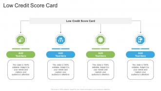 Low Credit Score Card In Powerpoint And Google Slides Cpb