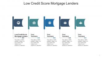 Low credit score mortgage lenders ppt powerpoint presentation icon sample cpb
