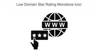 Low Domain Star Rating Monotone Icon In Powerpoint Pptx Png And Editable Eps Format