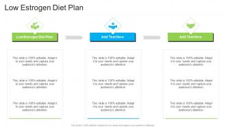 Low Estrogen Diet Plan In Powerpoint And Google Slides Cpb