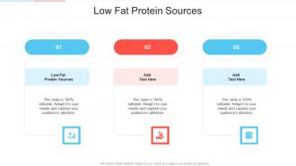 Low Fat Protein Sources In Powerpoint And Google Slides Cpb