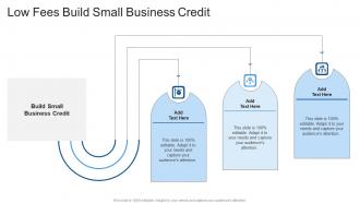 Low Fees Build Small Business Credit In Powerpoint And Google Slides Cpb