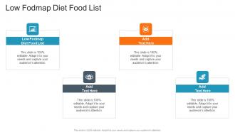 Low Fodmap Diet Food List In Powerpoint And Google Slides Cpb