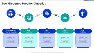 Low Glycemic Food For Diabetics Ppt Slides Cpp