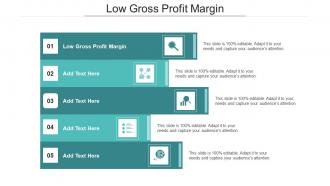 Low Gross Profit Margin In Powerpoint And Google Slides Cpb