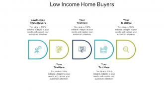 Low income home buyers ppt powerpoint presentation inspiration graphics cpb