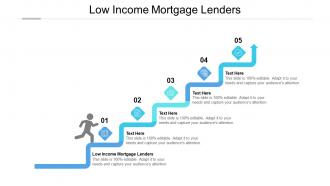 Low income mortgage lenders ppt powerpoint presentation ideas templates cpb