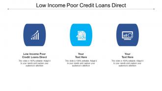 Low income poor credit loans direct ppt powerpoint presentation introduction cpb