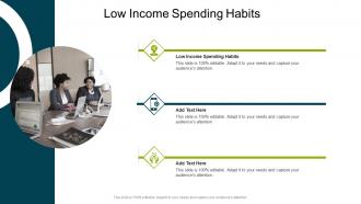 Low Income Spending Habits In Powerpoint And Google Slides Cpb