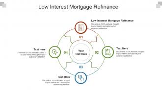 Low interest mortgage refinance ppt powerpoint presentation outline slide cpb