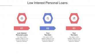 Low interest personal loans ppt powerpoint presentation styles structure cpb