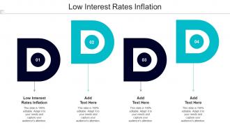 Low Interest Rates Inflation Ppt Powerpoint Presentation Ideas Summary Cpb