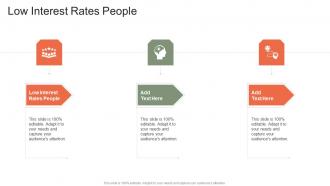 Low Interest Rates People In Powerpoint And Google Slides Cpb