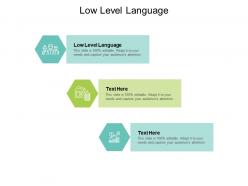Low level language ppt powerpoint presentation styles design ideas cpb